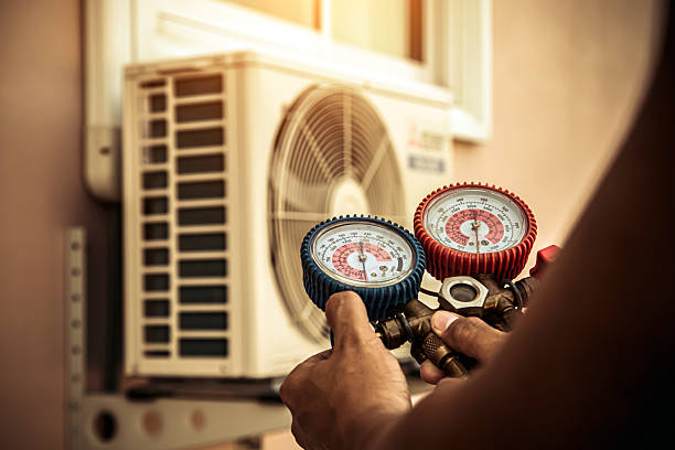 Professional Heat Pump Repair technician working in Morro Bay, CA